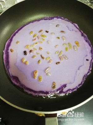 食补养生紫甘蓝鸡蛋饼的做法