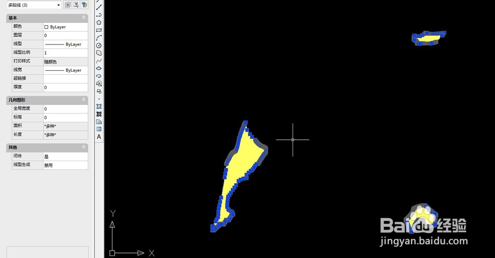 CAD中将填充面转为多段线