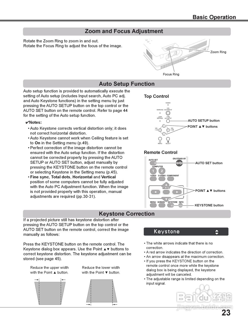 三洋 PLC-XD2200投影机说明书:[3]