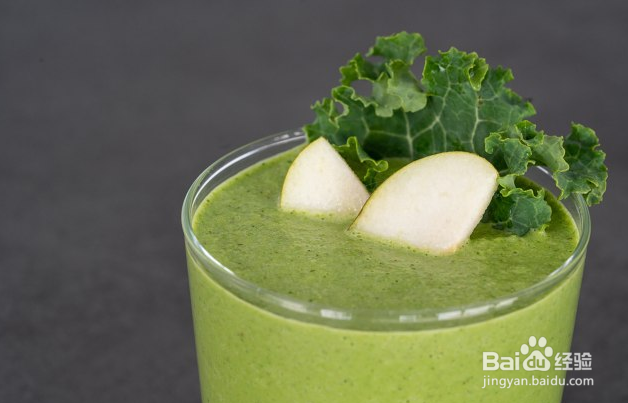 健康又好喝的羽衣甘蓝思慕雪