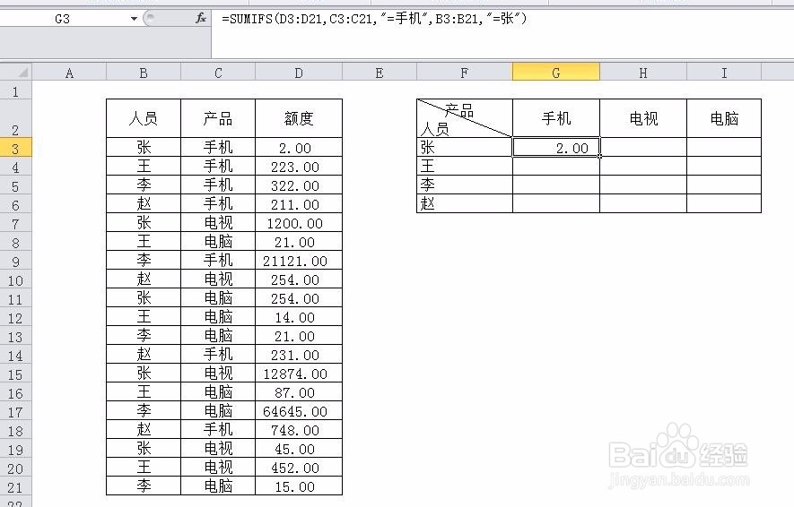 Excel 函数介绍——sumif函数和countif函数