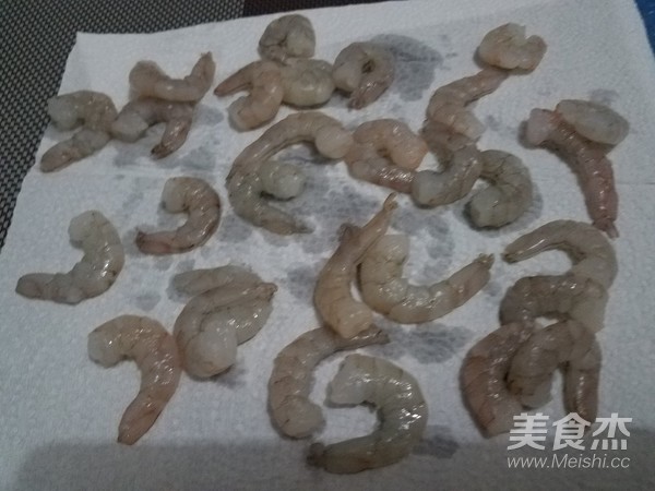 培根虾仁披萨