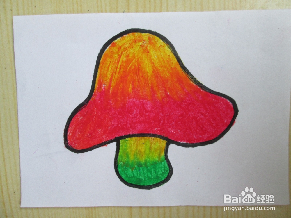 幼儿油画棒涂色训练的几种方法
