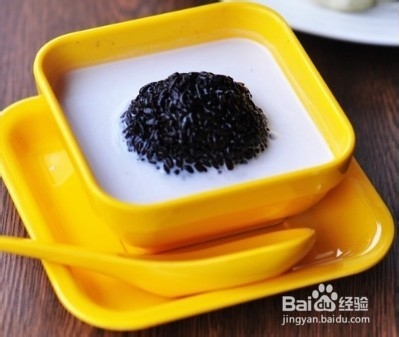 白雪黑糯米的做法
