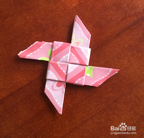 手工折纸——小飞轮的折法
