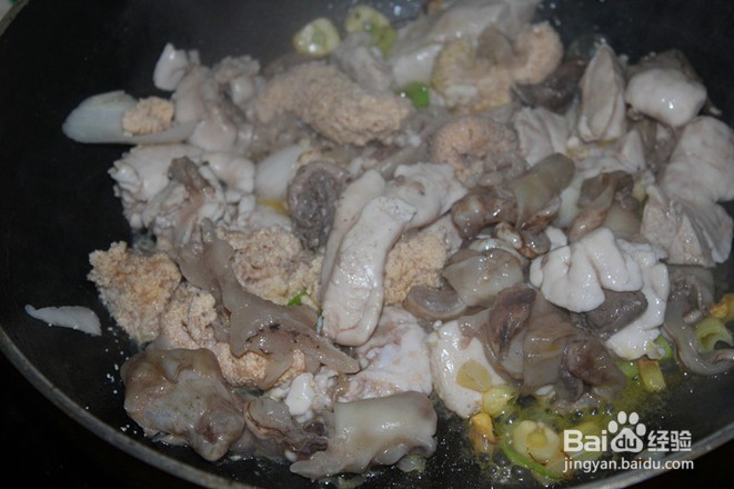 酱烧鱼鳔鱼杂的烹饪方法