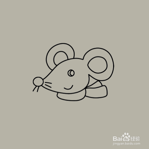 如何画老鼠的简笔画？