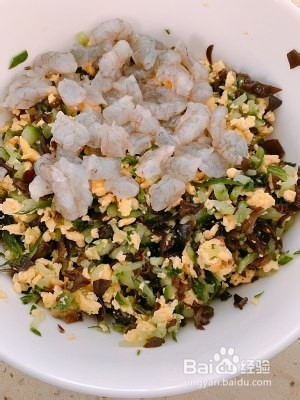 黄瓜虾仁饺子