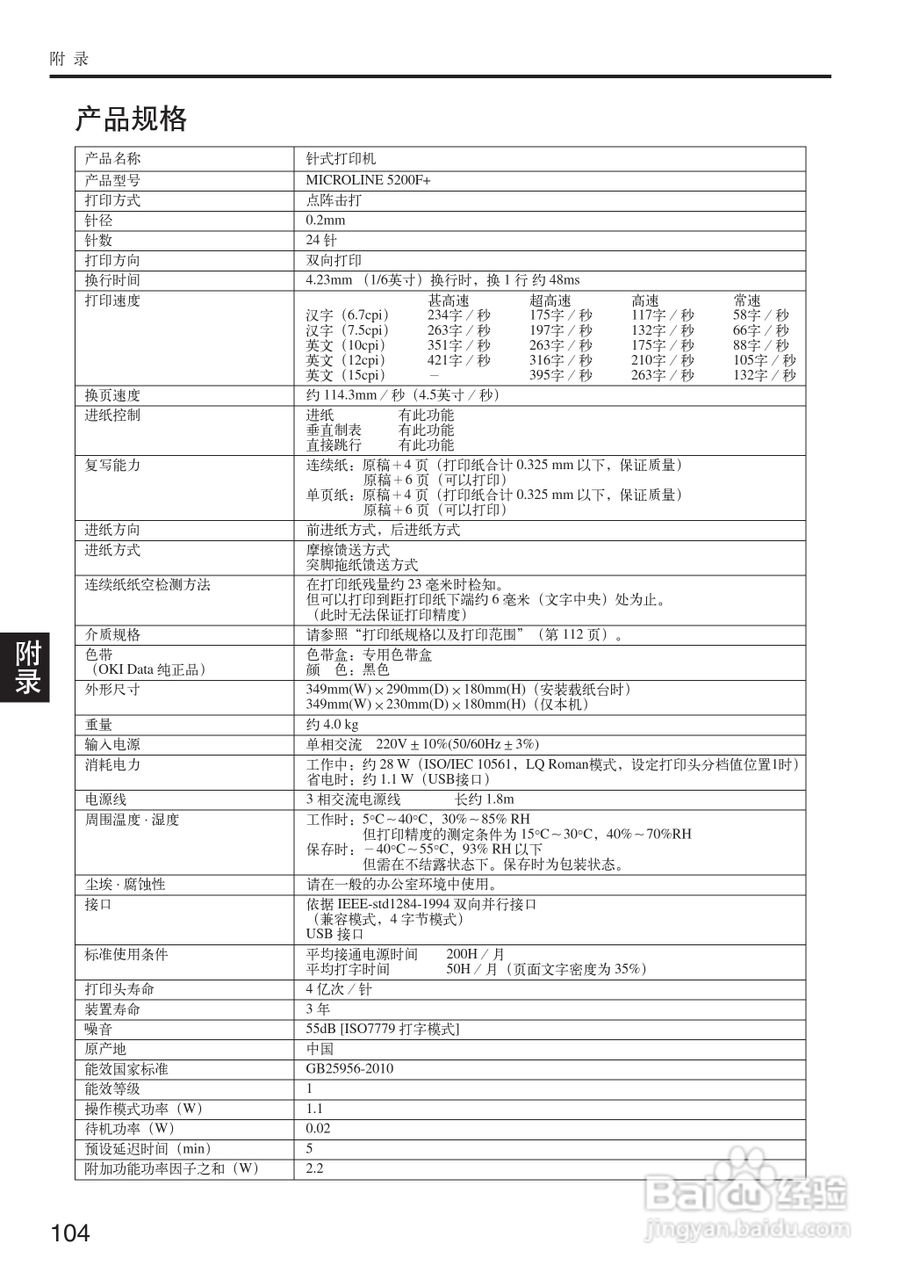 OKI MICROLINE 5200F+打印机说明书:[11]