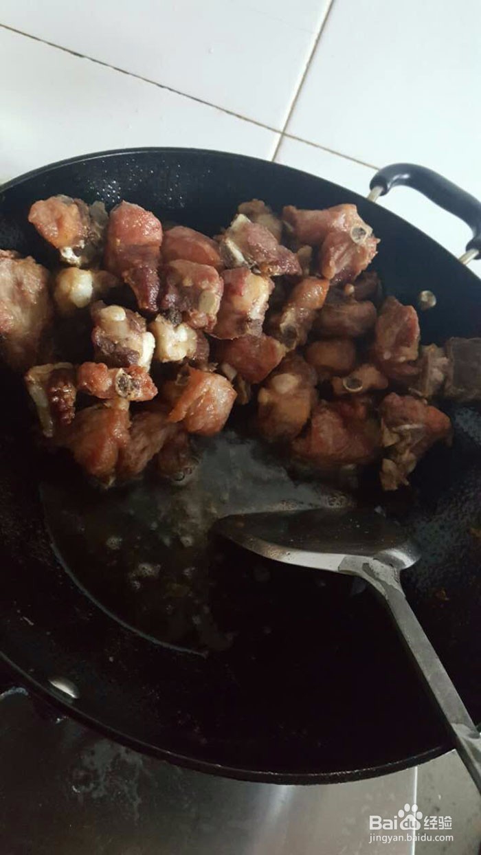 美食家常菜干锅排骨孜然排骨做法教程