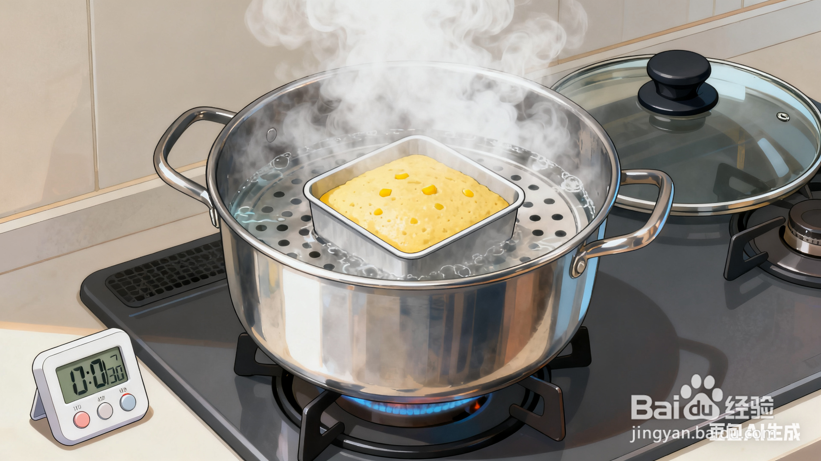 怎么蒸玉米面发糕好吃