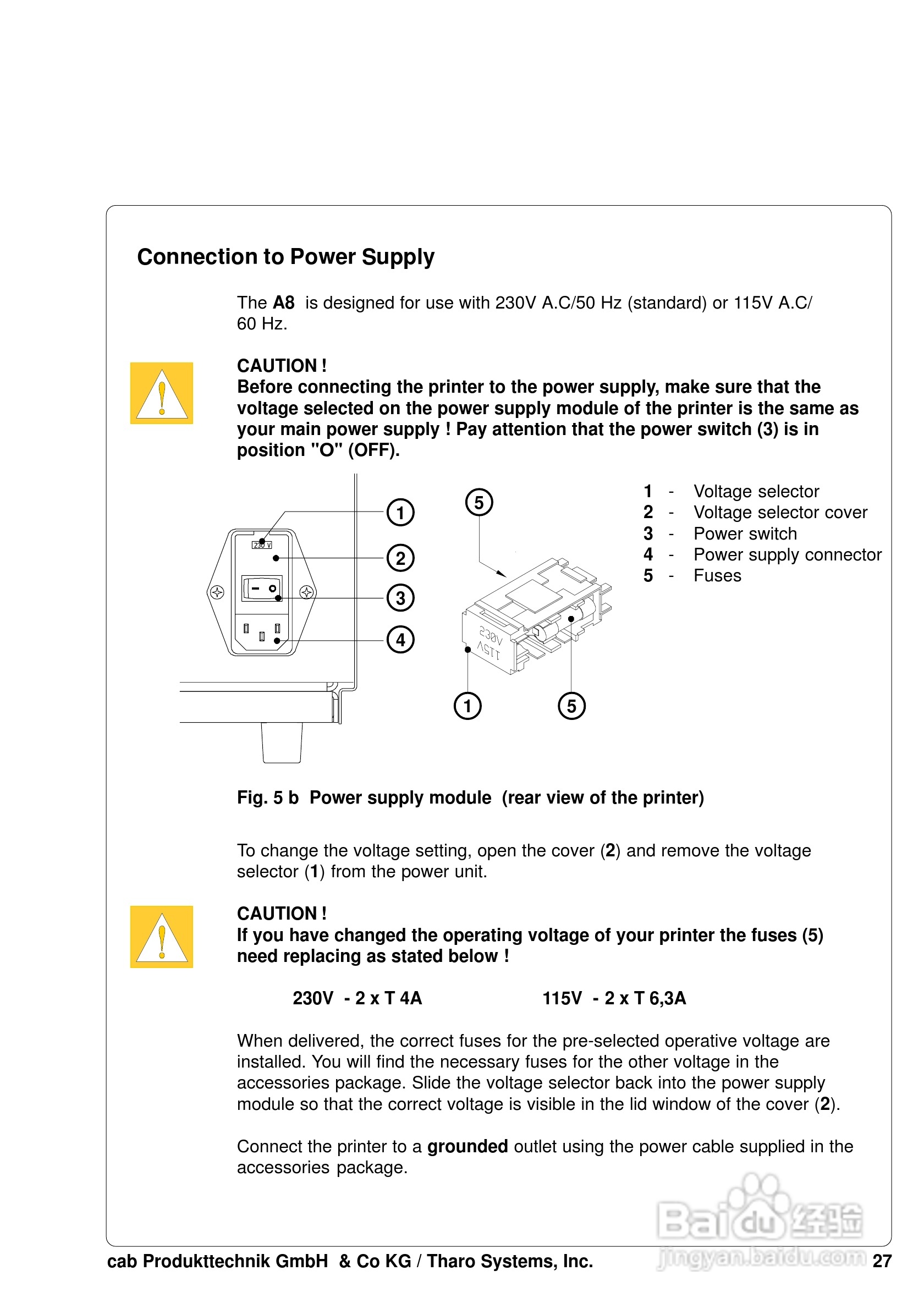 cab A8200打印机使用说明书:[3]
