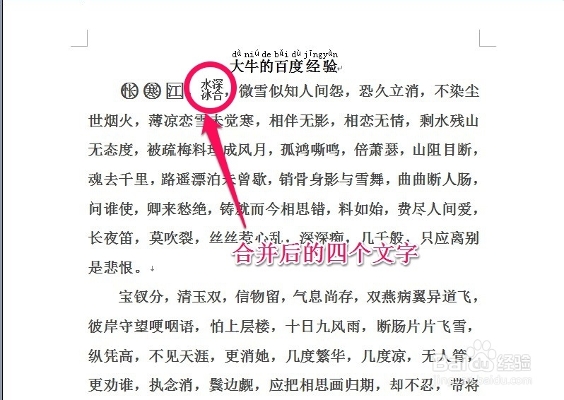 word操作教程：[10]中文版式的使用
