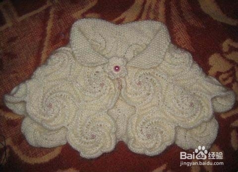 小披肩编织方法