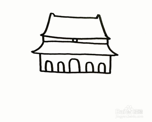 天安门简笔画