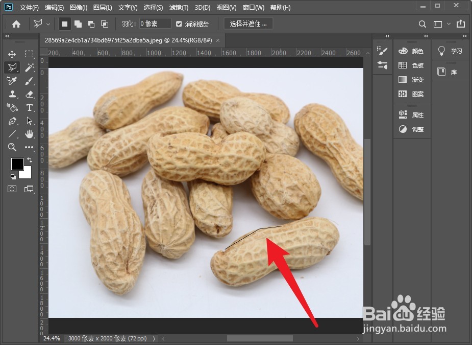 ps套索工具怎么撤销上一步