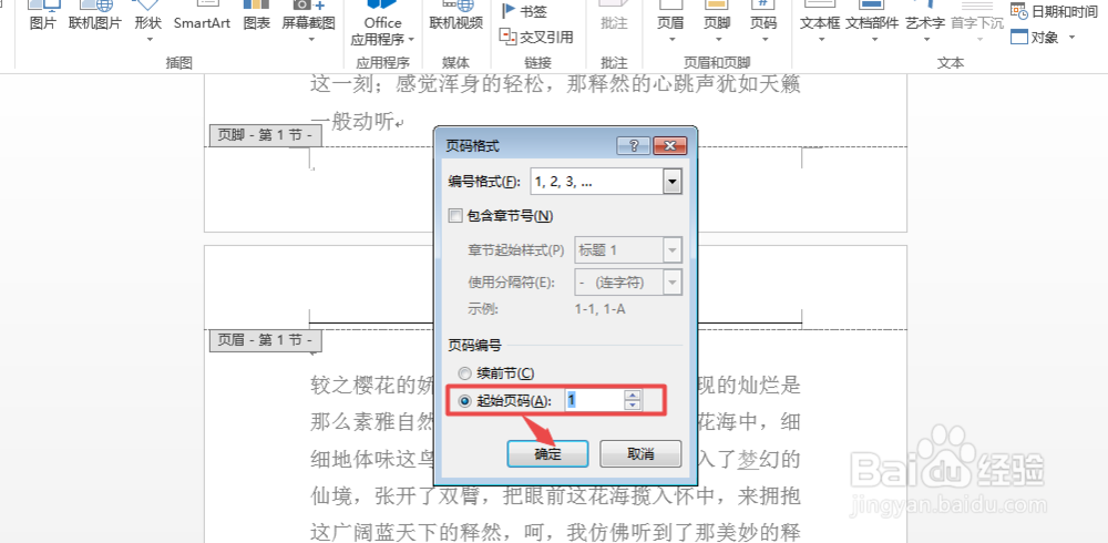 怎么在Word中设置不同的页码