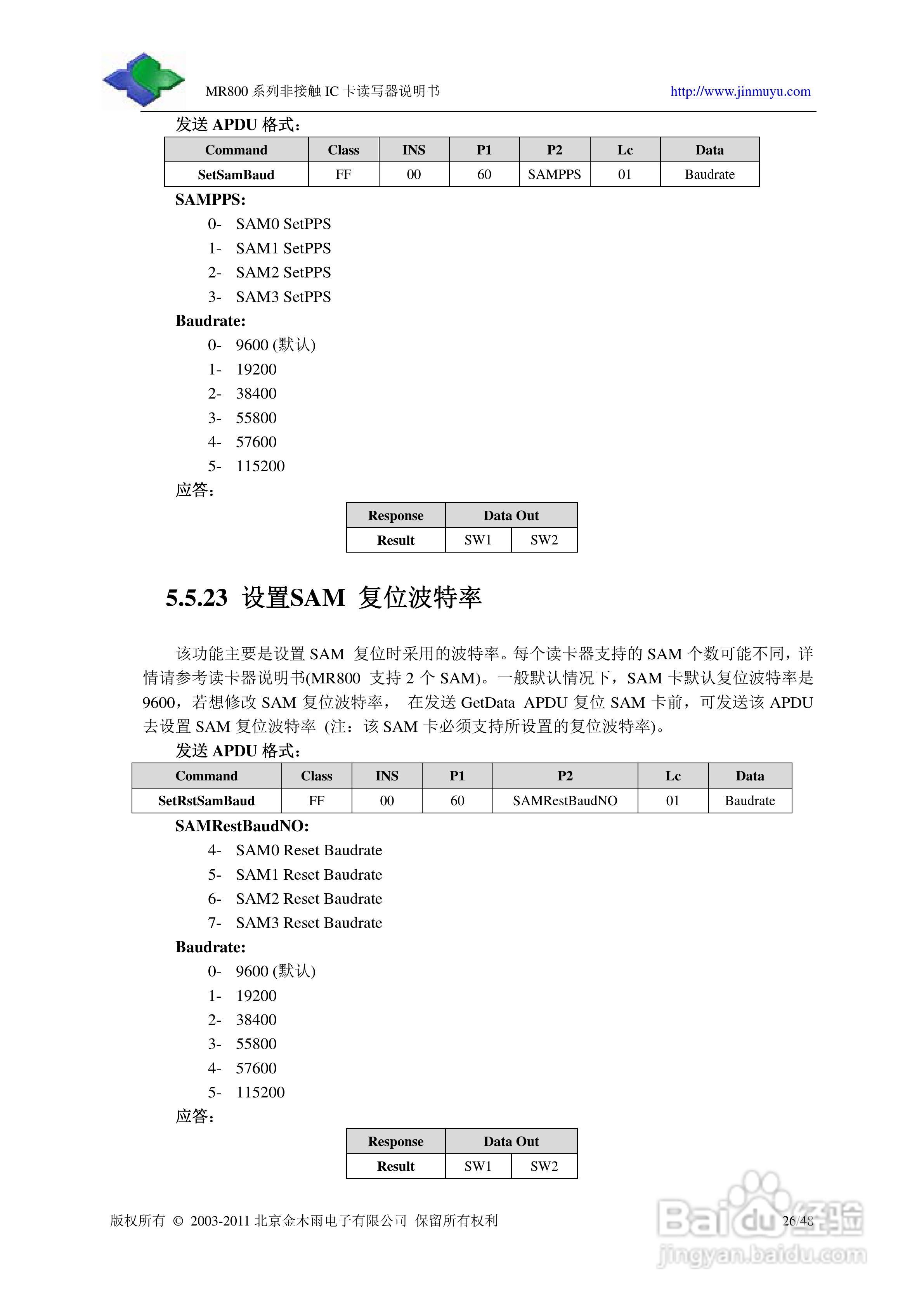 金木雨电子MR800UCV读卡器操作手册:[3]