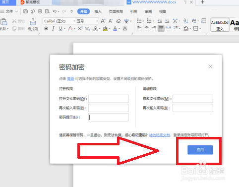 如何操作WPS文档加密解除