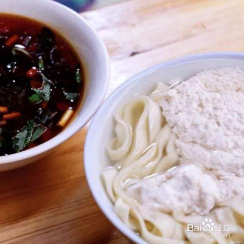 遵义豆花面蘸水制作