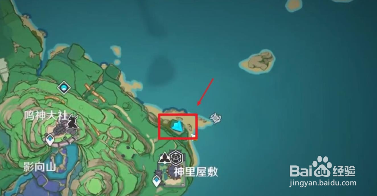 原神稻妻神樱大祓三个位置在哪里？