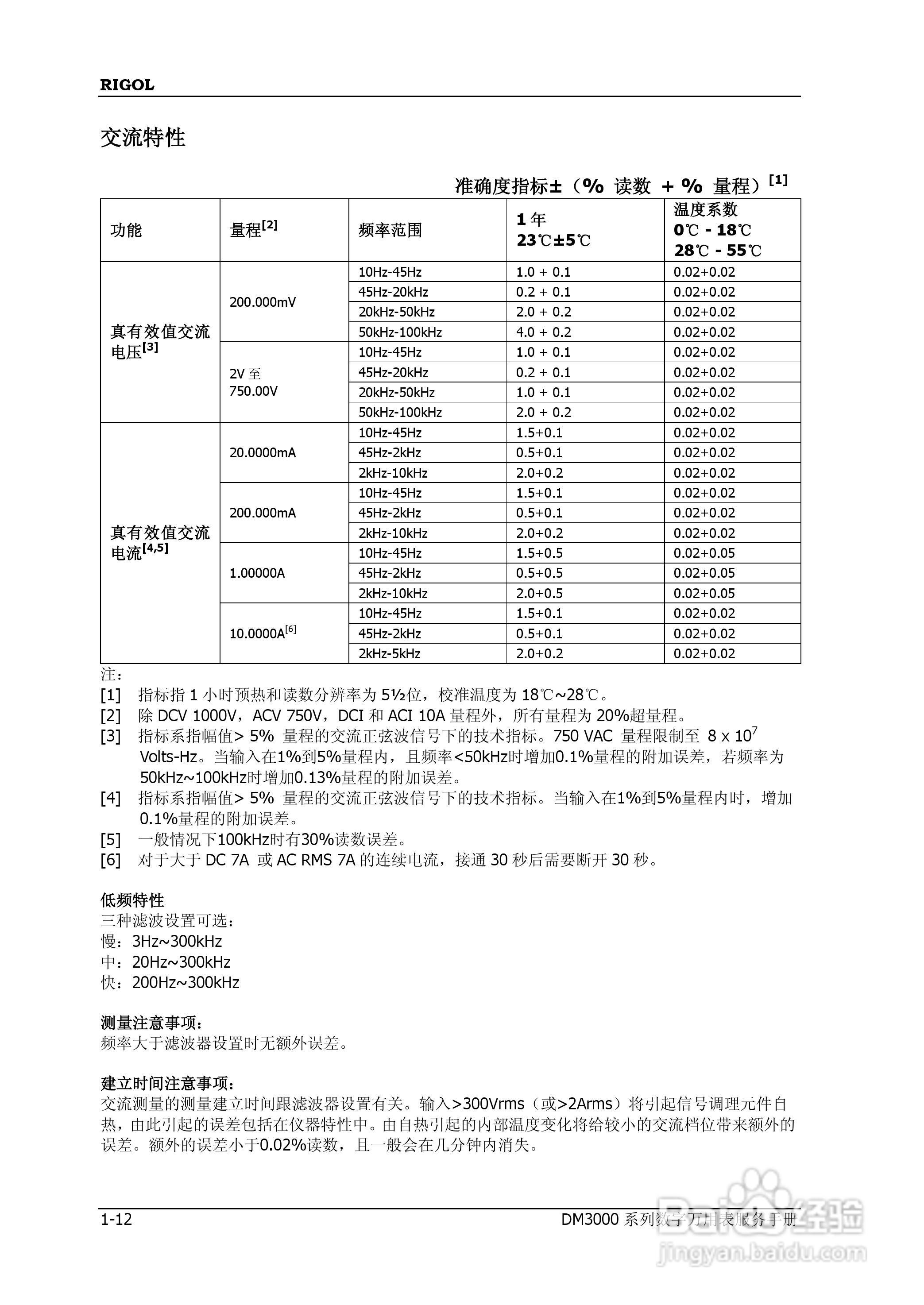 DM305数字万用表使用说明书:[3]