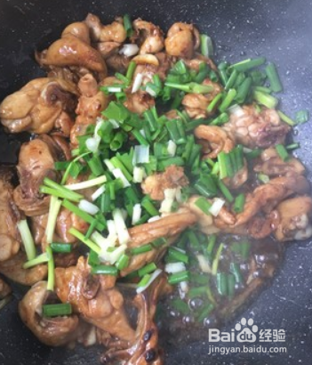 家常葱炒鸡肉