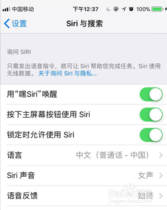 iphone如何开启使用siri