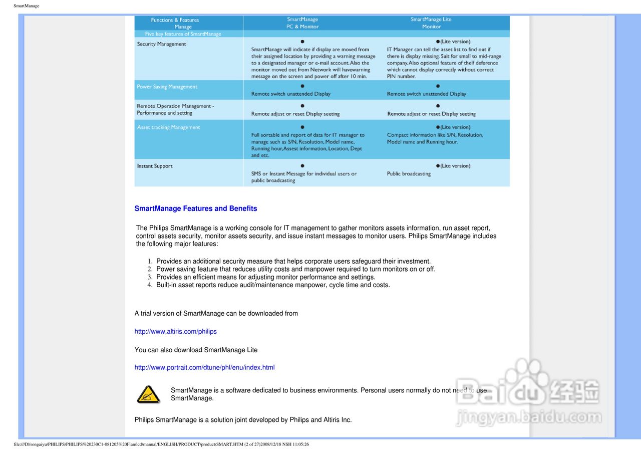 PHILIPS LCD Monitor230CI显示器使用说明书:[5]