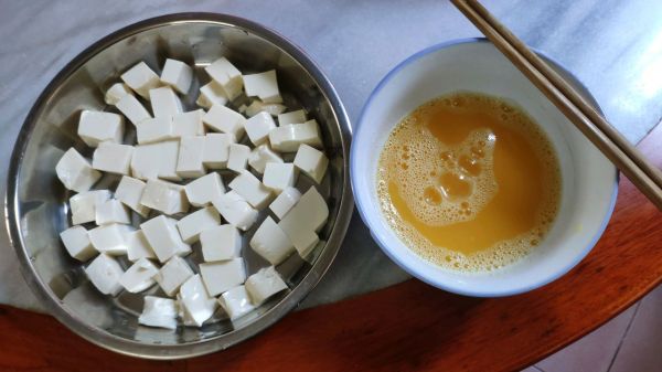 冬菇肉沫酱豆腐滑蛋