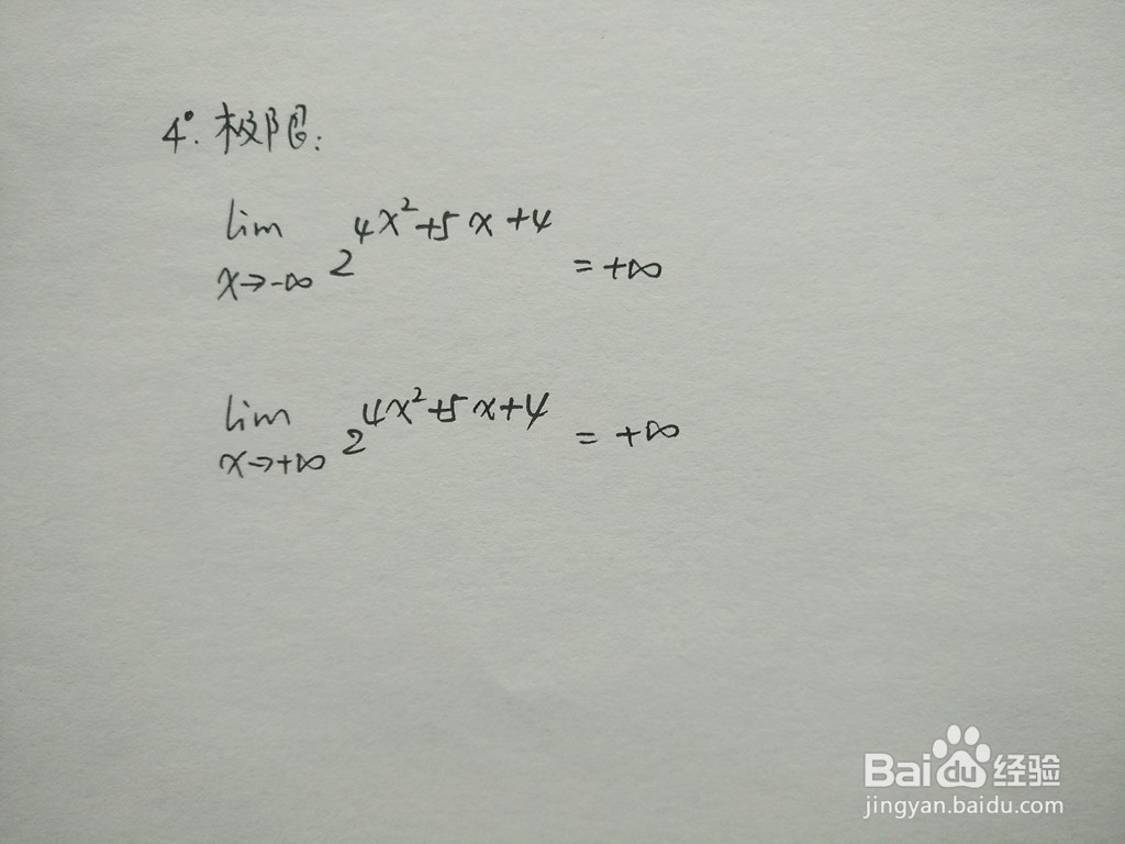 函数y=2^(4x^2+5x+4)的图像示意图