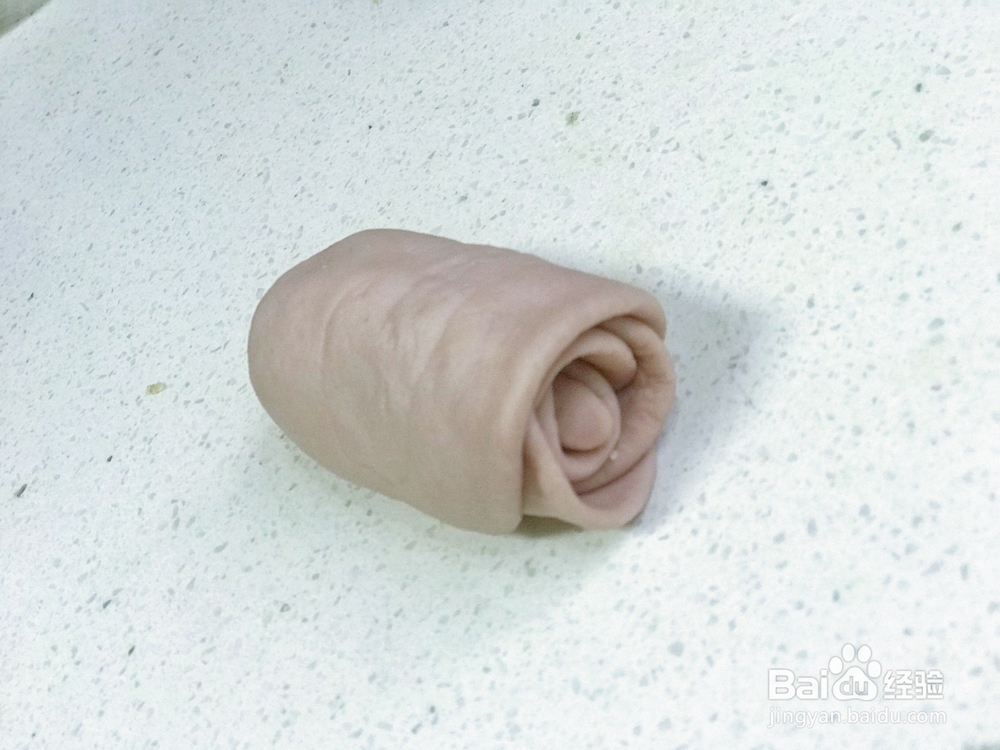 一个人做紫薯米糊玫瑰馒头