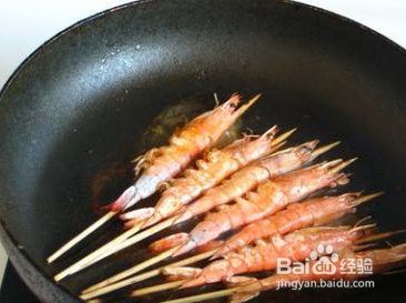 竹签虾的做法