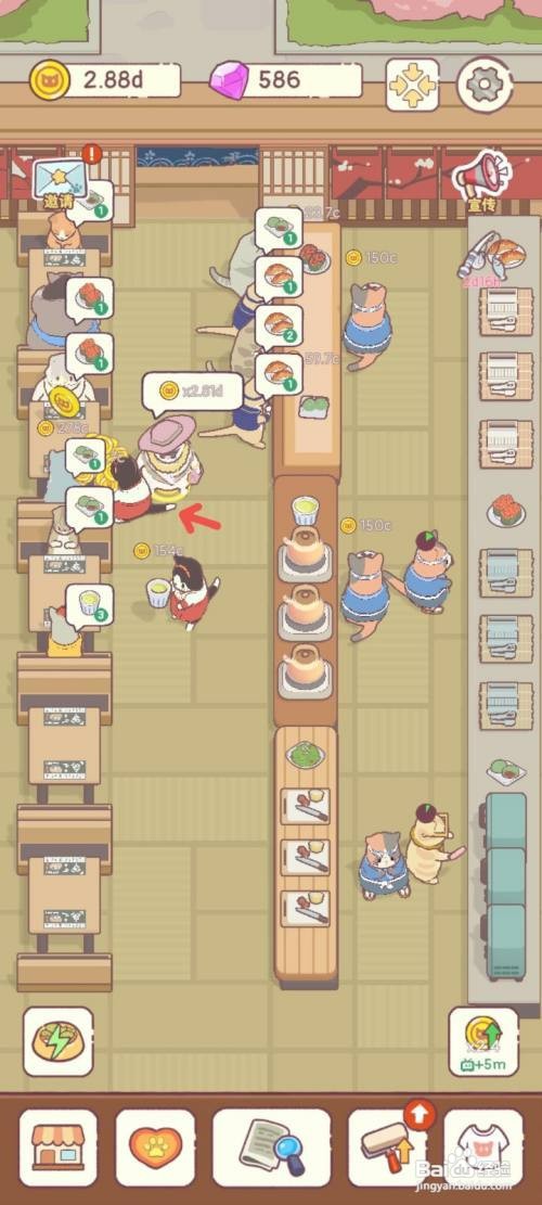 猫咪零食吧如何招聘双手奉上寿司的服务生