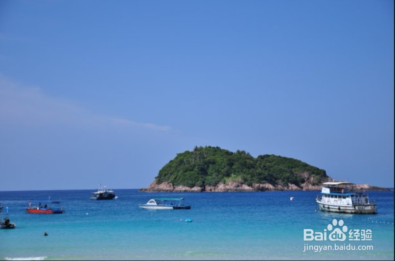 与男友到热浪岛旅游