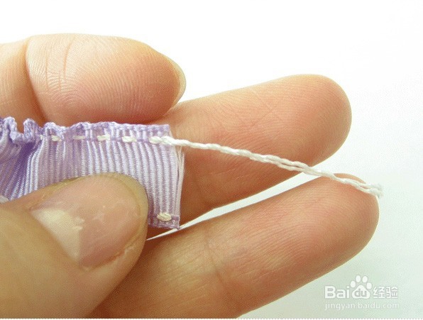 制作可爱的紫色小熊儿童发卡