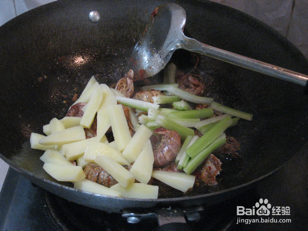 皮皮虾干锅的做法