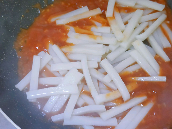 韩式辣酱炒年糕