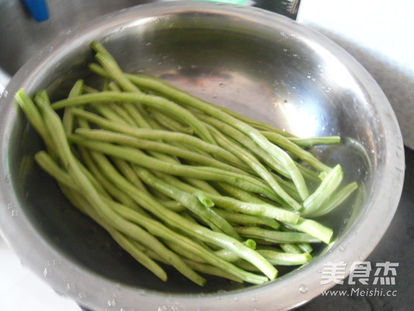 肉末煸炒四季豆