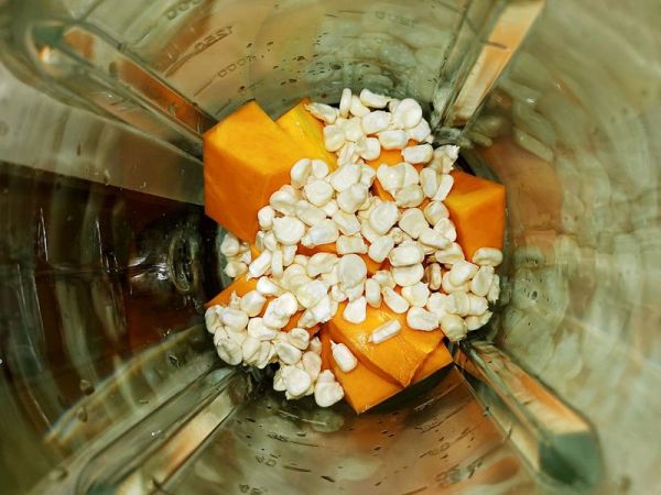 奶香南瓜玉米羹