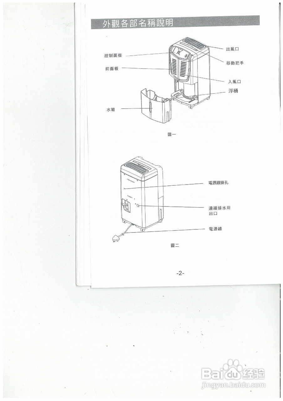 德国宝KD-1530BD抽湿机使用说明书:[1]