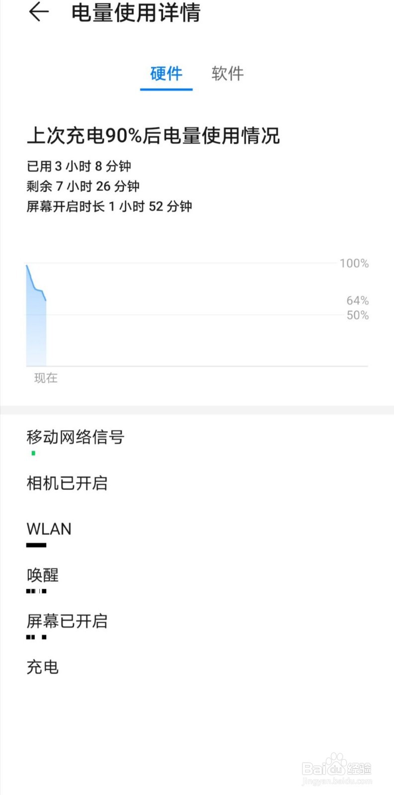 华为手机怎样查看电量使用情况