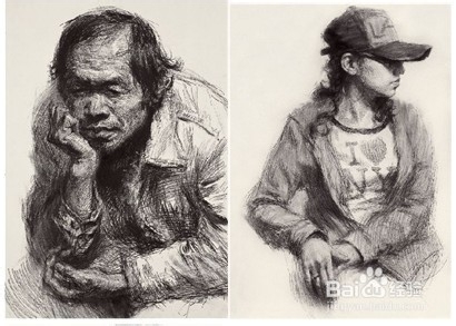 素描半身像写生的基本方法和步骤