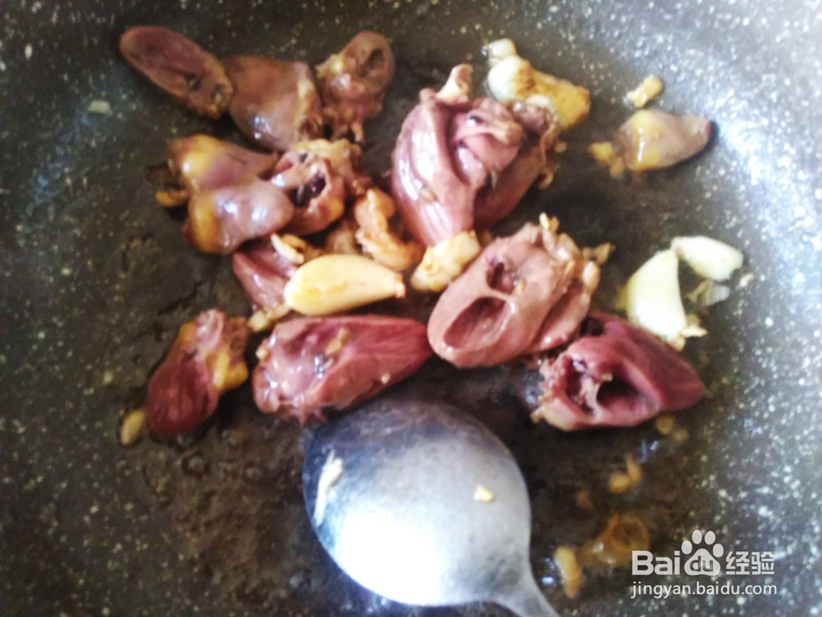 秋葵炒鸡心的家常做法