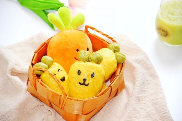 奶香胡萝卜馒头