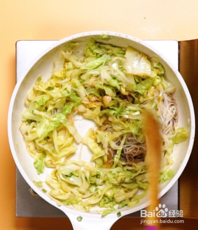 包菜粉丝如何制作