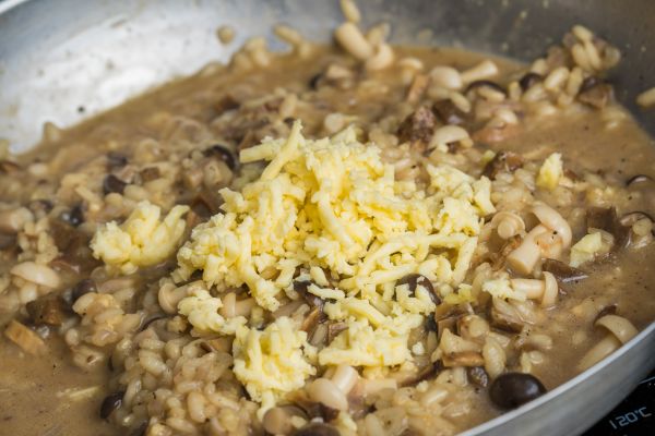 意大利奶酪菌菇饭