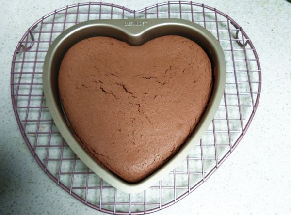 心形红丝绒蛋糕