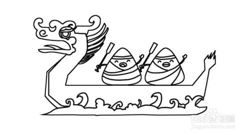 龙船怎么画才好看