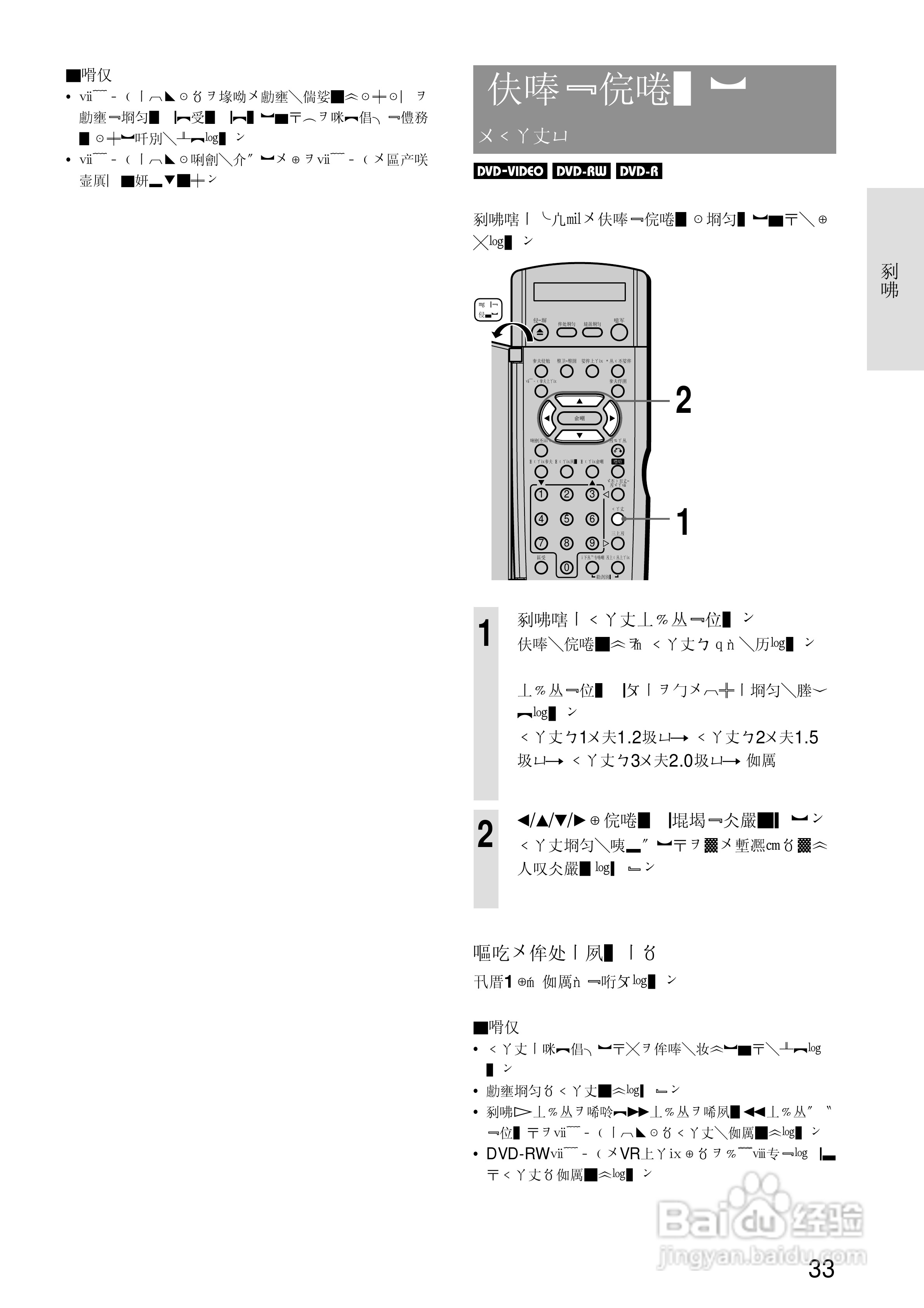 SONY RDR-A21DVD录像机使用说明书:[4]
